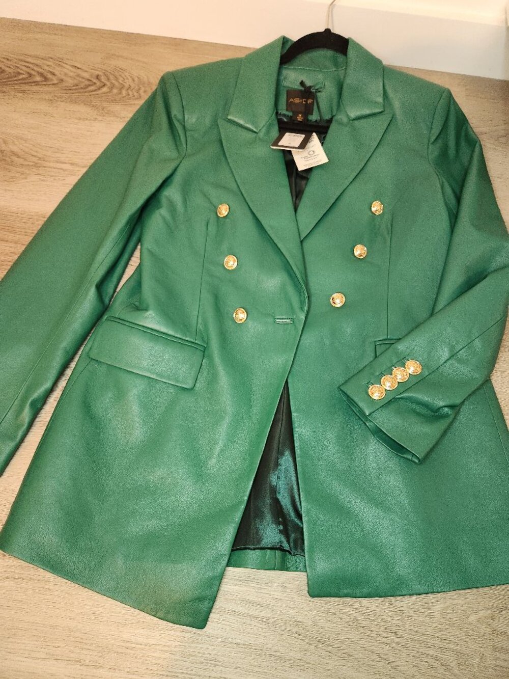 AS by DF Recycled Leather Blazer